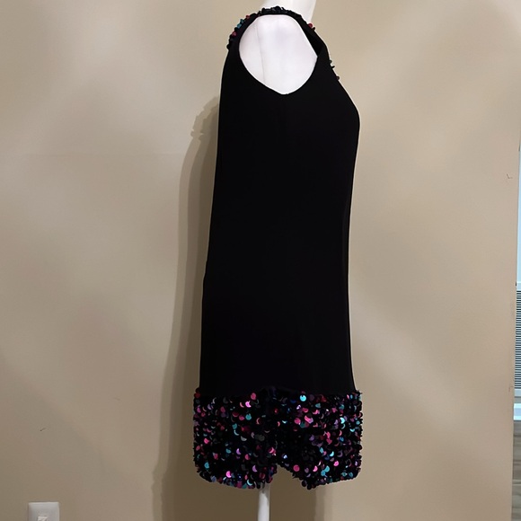 Betsey Johnson Silk Sequined and Beaded Dress 0 - Picture 11 of 16
